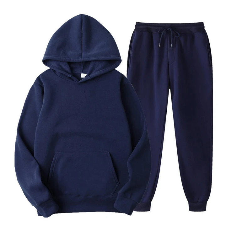 Men's Jogging Set - Comfortable Modern Fit - Navy Blue