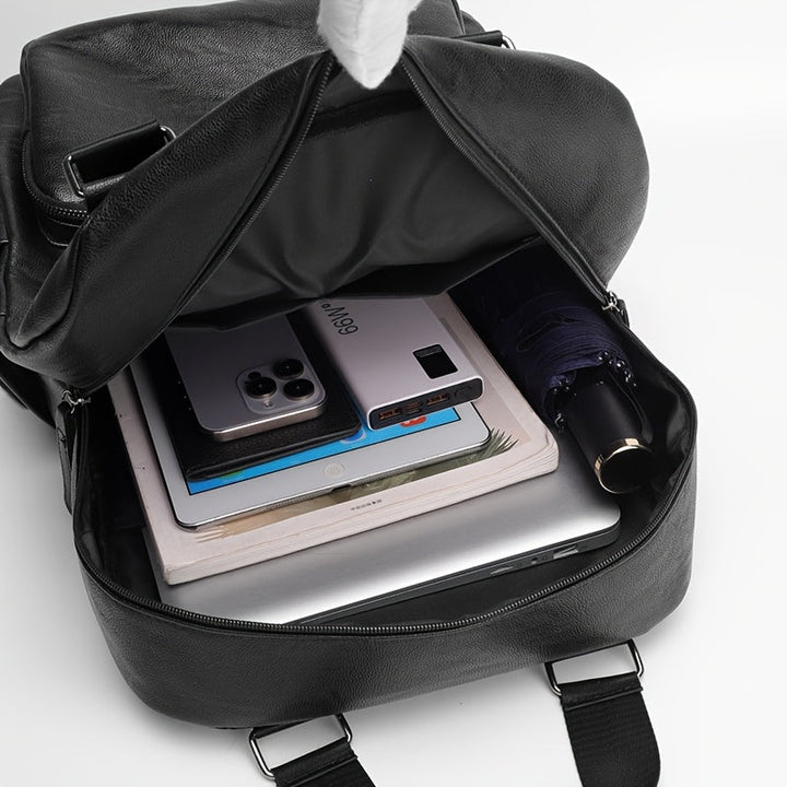 Men's Laptop Backpack - Large Capacity with Multiple Compartments