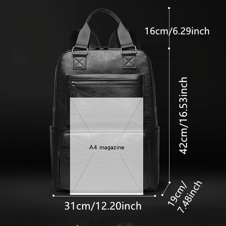 Men's Laptop Backpack - Large Capacity with Multiple Compartments