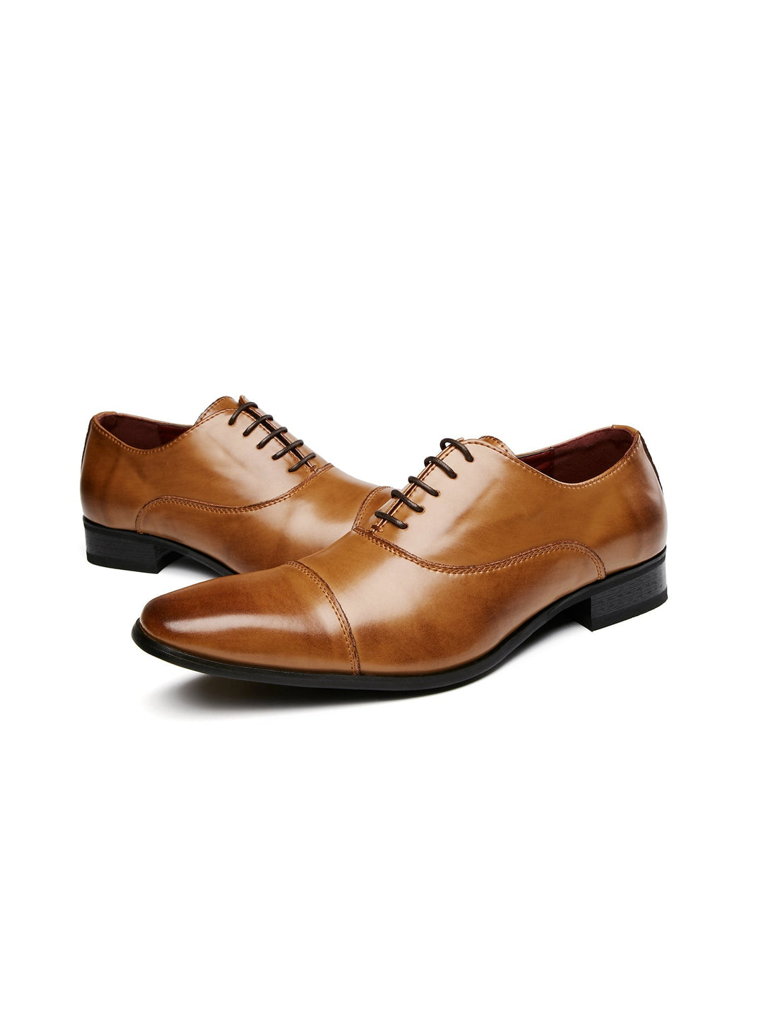 Men's Leather Oxford Dress Shoes - Polished Classic Lace-Up