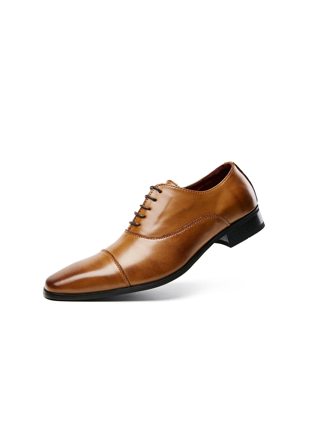 Men's Leather Oxford Dress Shoes - Polished Classic Lace-Up