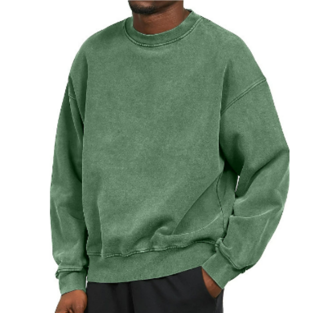 Men's Oversized Crew Neck Sweater - Casual Style-Jacob-Menswear