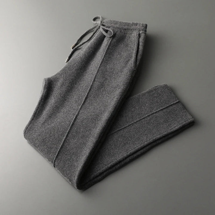 Men's Relaxed Lounge Pants - Soft Comfort Fit - Dark Grey