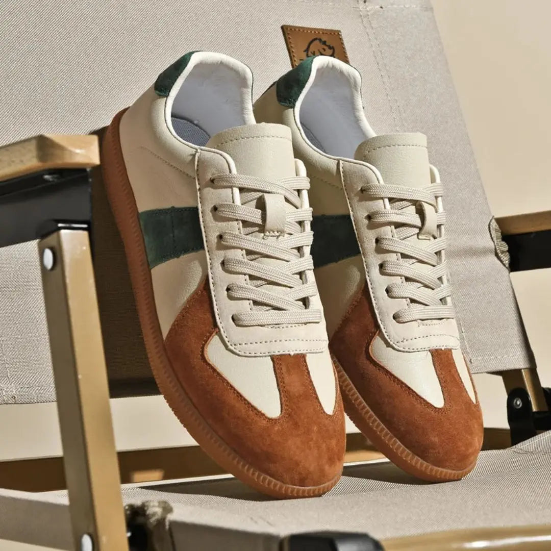 Men's Retro Low-Top Sneakers - Classic Straight Silhouette