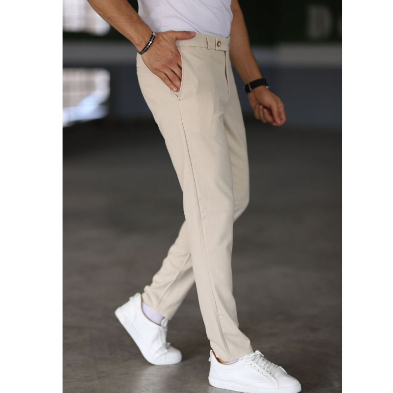 Men's Slim Fit Chino Pants - Modern Comfort