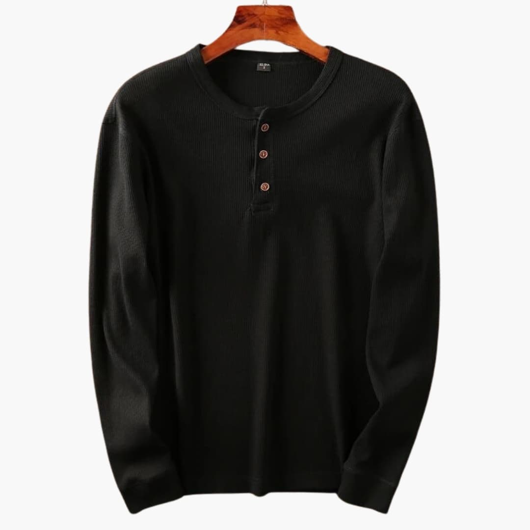 Men's Slim Fit Long Sleeve Shirt - Everyday Style-Jacob-Menswear