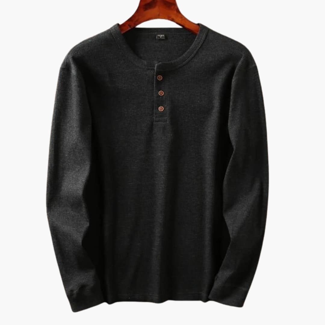Men's Slim Fit Long Sleeve Shirt - Everyday Style-Jacob-Menswear