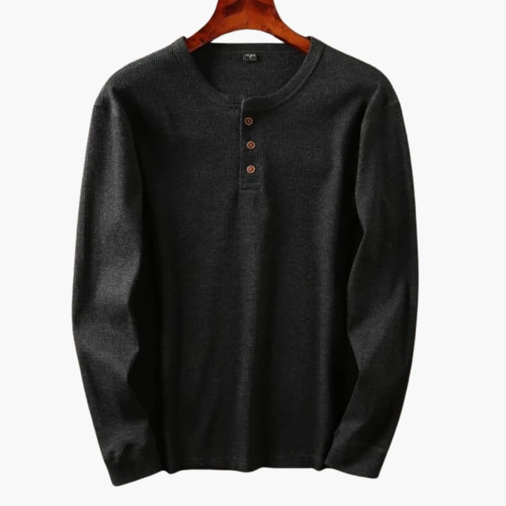 Men's Slim Fit Long Sleeve Shirt - Everyday Style-Jacob-Menswear