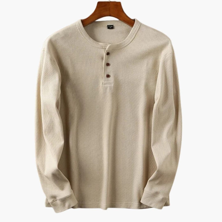 Men's Slim Fit Long Sleeve Shirt - Everyday Style-Jacob-Menswear