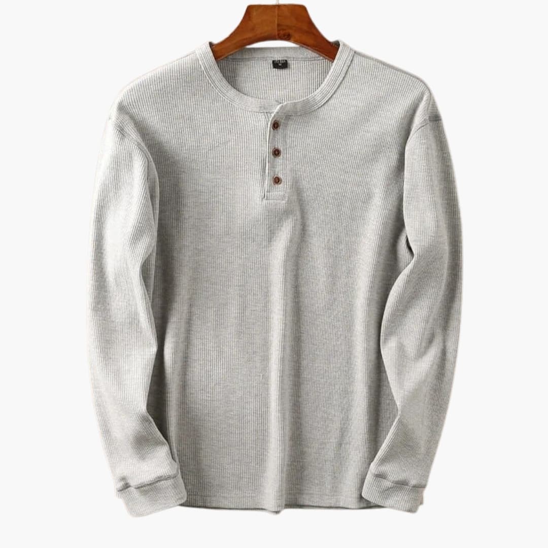 Men's Slim Fit Long Sleeve Shirt - Everyday Style-Jacob-Menswear
