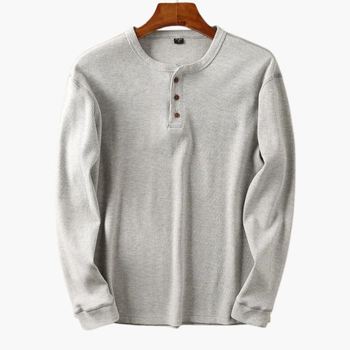 Men's Slim Fit Long Sleeve Shirt - Everyday Style-Jacob-Menswear