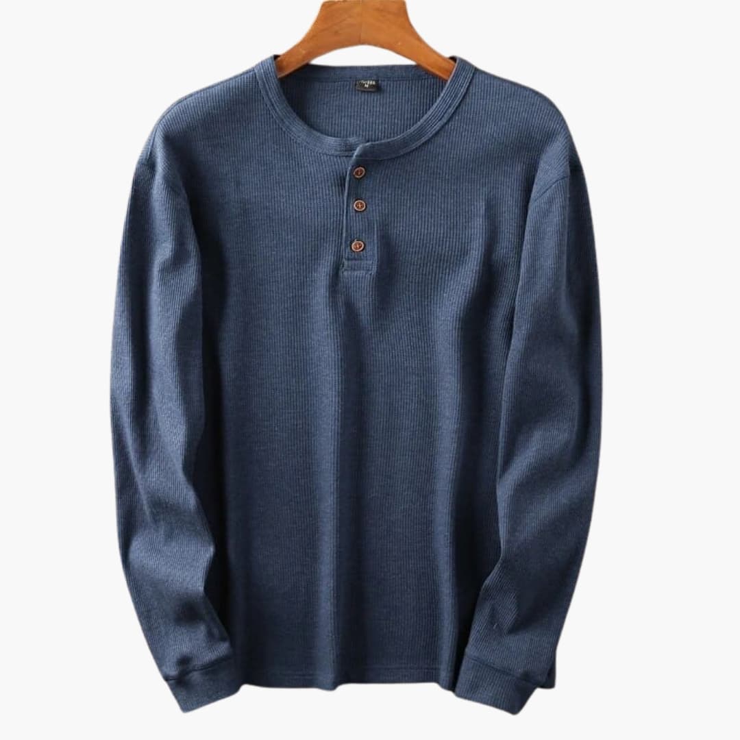 Men's Slim Fit Long Sleeve Shirt - Everyday Style-Jacob-Menswear