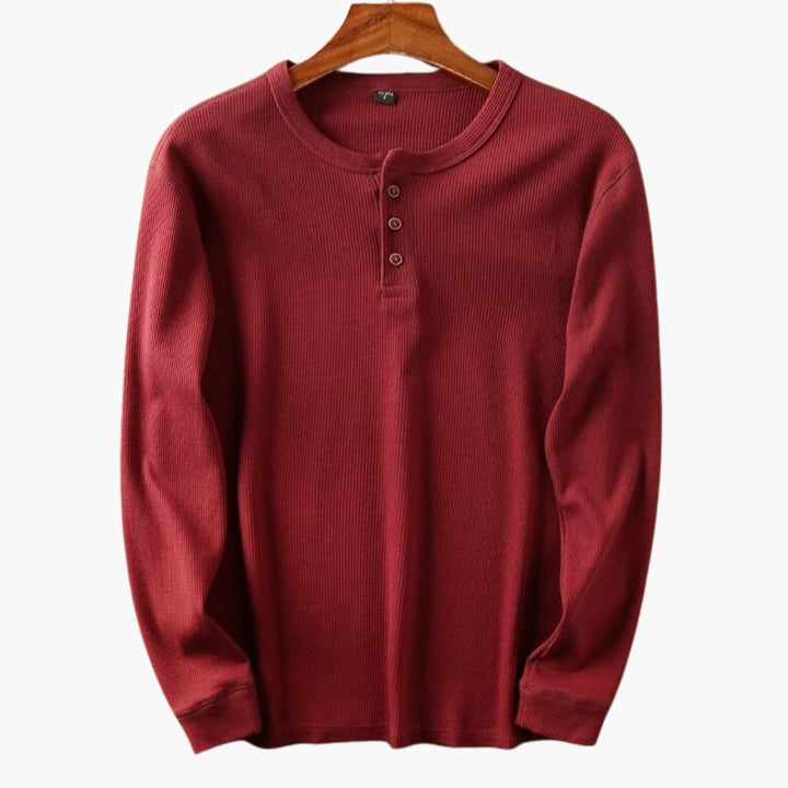 Men's Slim Fit Long Sleeve Shirt - Everyday Style-Jacob-Menswear