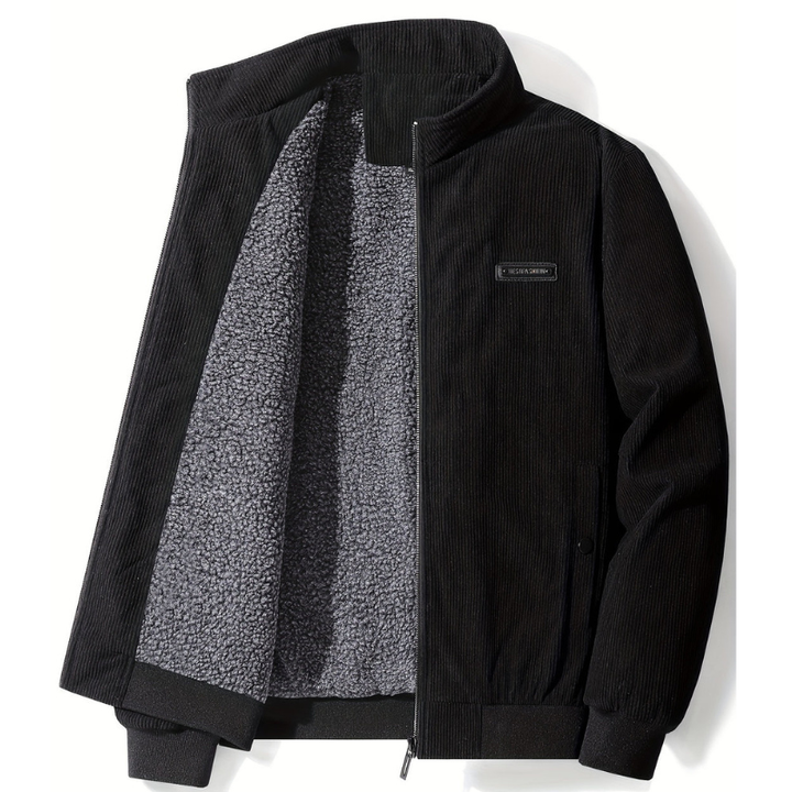 Men's Thick Winter Coat – Warm & Stylish - Black