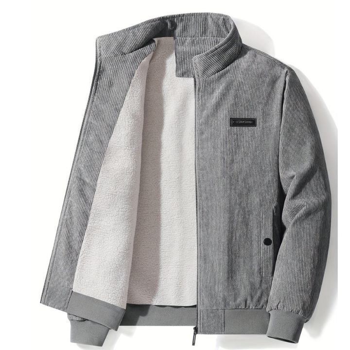 Men's Thick Winter Coat – Warm & Stylish - Grey