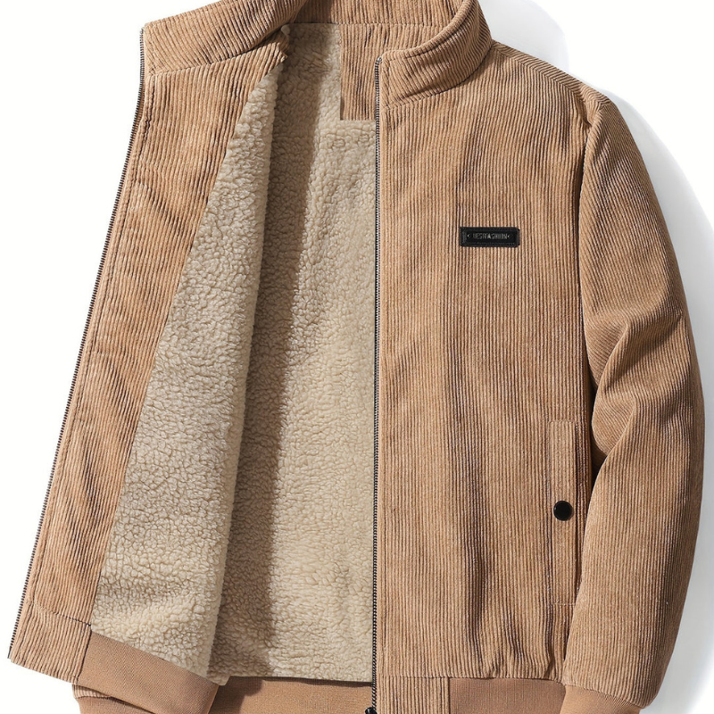 Men's Thick Winter Coat – Warm & Stylish - Khaki