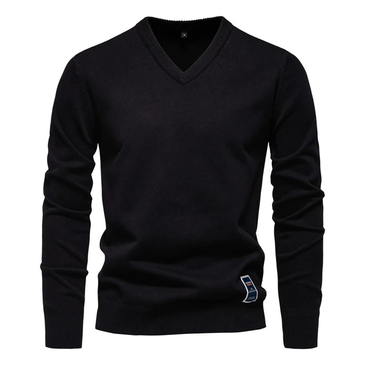 Men's V-Neck Sweater - Classic Style-Jacob-Menswear