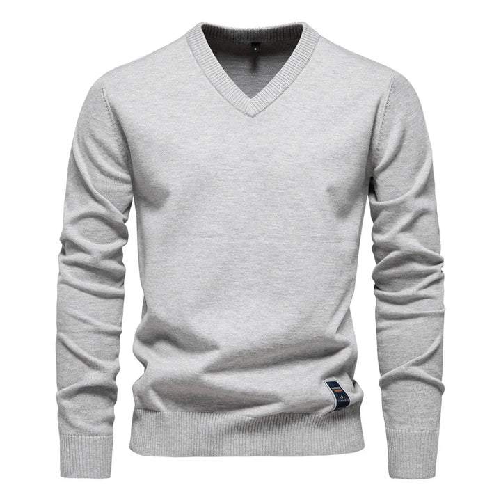 Men's V-Neck Sweater - Classic Style-Jacob-Menswear