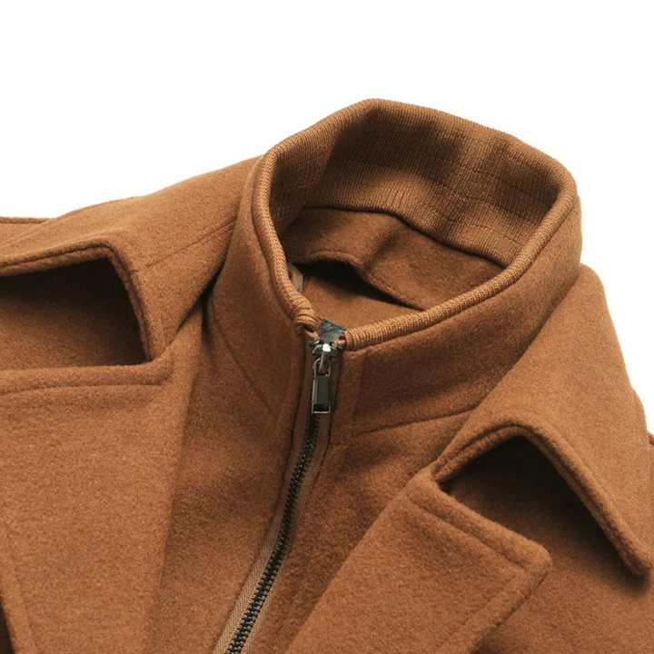 Men's Wool Blend Blazer Jacket - Classic Tailored Fit