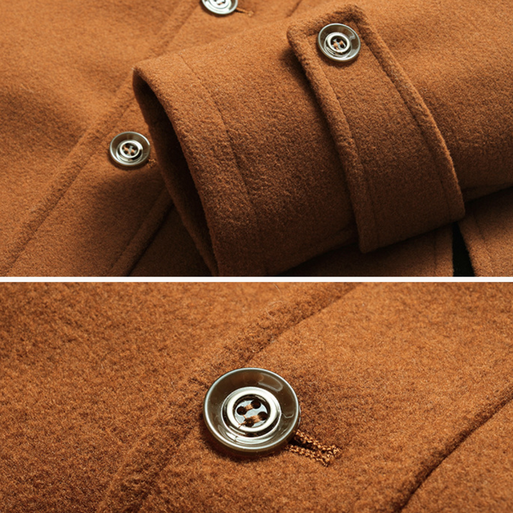 Men's Wool Blend Blazer Jacket - Classic Tailored Fit